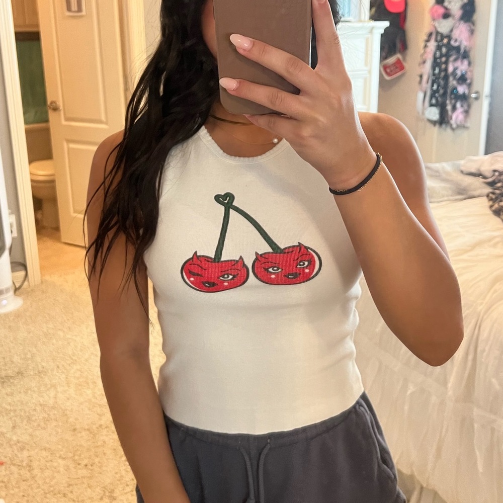 Brandy Melville Cherry Tank